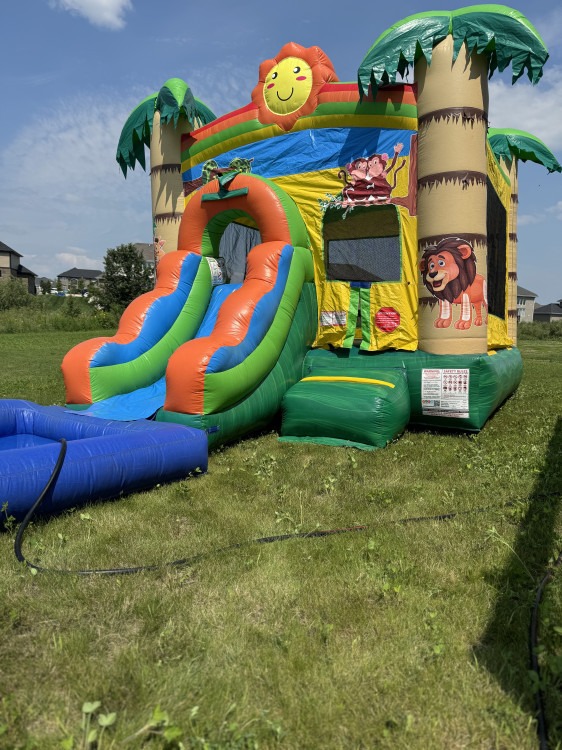 Tropical Bounce House Combo